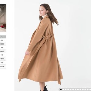 Mute by JL Lydia Camel Wool Cashmere Coat